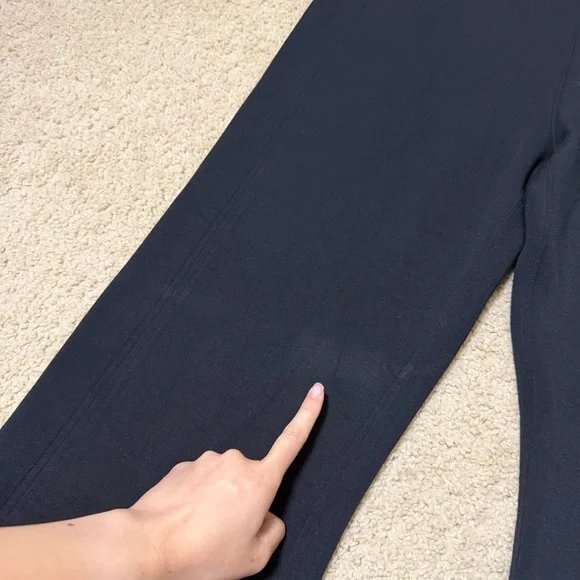 Spanx Slim Flare Leg AirEssentials Pants Black Plus Size 2X Stretch Comfy Lounge - Picture 4 of 13